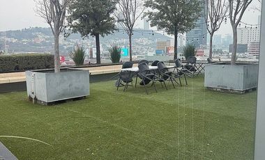 Oficina en renta de 439m2 en proyecto mixto zona Obispado - Monterrey