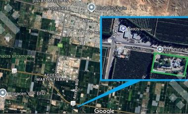 Alquiler Predio 1Ha sobre Ruta 22 - Allen - Frente a la Estacion de Servicio Axion