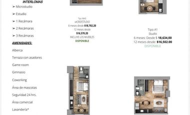 Departamentos en renta en interlomas Nomad