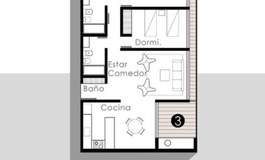 Departamento en venta en City Bell
