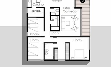 Departamento en venta en City Bell