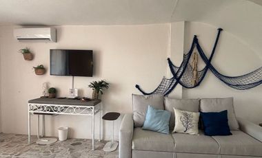 Estudio en renta Plaza Marina, Puerto Vallarta, Amueblado, Coto con alberca