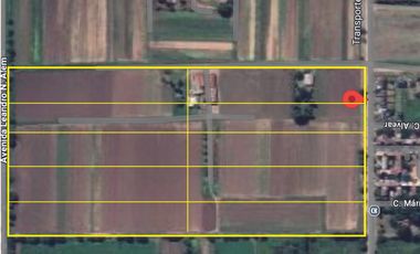 Terreno 12ha o fraccionado, 10 lotes de 1ha aprox, pasos Av. San Martin