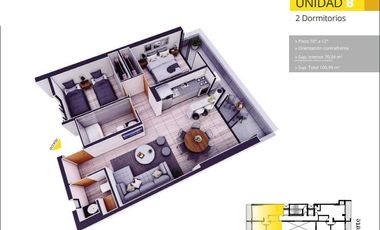 Departamento a estrenar 2D en Barrio Norte