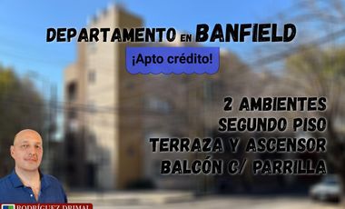 Departamento 2 ambientes a 5 cuadras de la estación de Banfield - APTO CRÉDITO
