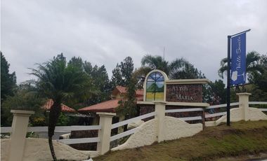 SE VENDE TERRENO EN ALTOS DEL MARIA URB. NAVARRA DE 2274M CLIMA FRIO