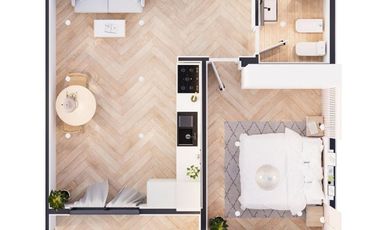 VENTA DEPTO 2AMB EN HURLINGHAM