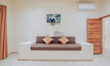 Casa con alberca y 5 habitaciones estilo hotel boutique en venta en Tulum, Amueblada