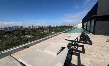 Hermoso monoambiente con mobiliario en Domus Parque