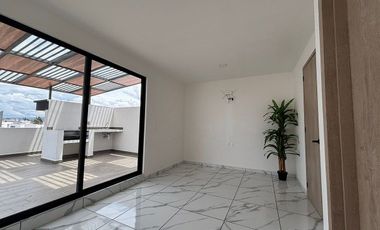 RENTA DE CASA AMUEBLADA EN LA ANTIGUA CEMENTERA – PUEBLA 4 RECÁMARAS | PERGOLA