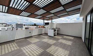 RENTA DE CASA AMUEBLADA EN LA ANTIGUA CEMENTERA – PUEBLA 4 RECÁMARAS | PERGOLA