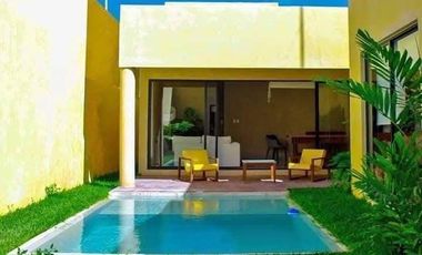 Hermosa Casa en  RENTA  en privada ubicada en  Conkal Norte