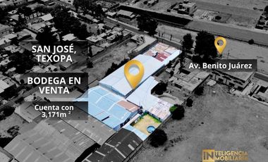 BODEGA EN VENTA UBICADA EN TEXOPA