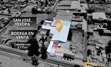 BODEGA EN VENTA UBICADA EN TEXOPA
