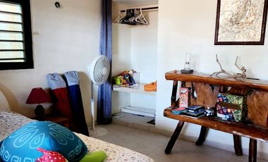 Casa de playa en renta en Chelem, Yucatán a 100m del mar.