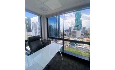 OFICINA EN CALLE 50 EN EDIFICIO PLAZA 2000 AMOBLADA 130M2