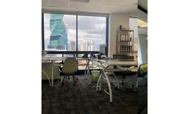 OFICINA EN CALLE 50 EN EDIFICIO PLAZA 2000 AMOBLADA 130M2