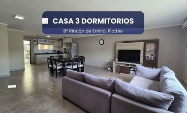 Casa 3 dorm EN VENTA, Rincon de Emilia, Plottier