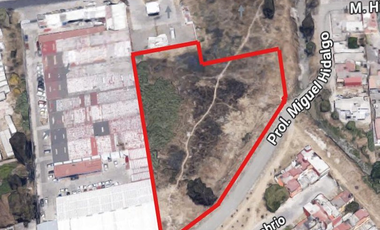 Renta de terreno industrial para bodegas en Federal a Atlixco