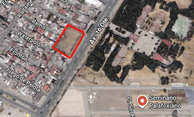 Renta de terreno cormercial frente a Seminario Palafoxiano