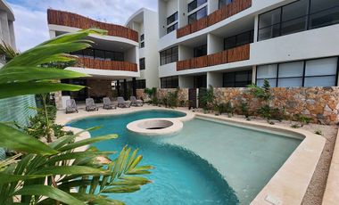 Departamento en renta amueblado Planta Baja Citadella Cholul