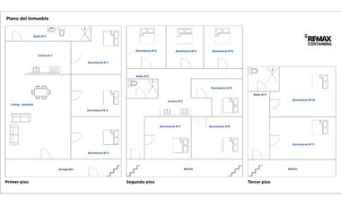 Oportunidad de inversión, casa con 11 habitaciones