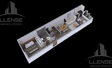 Departamento 2 ambientes a estrenar con balcón en venta - LEBEN XI - Quilmes Centro