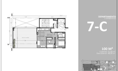 Departamento en  venta de 3 ambientes CONTADO - Wilde