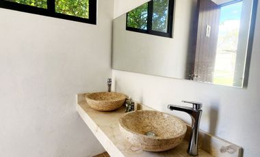 Jardín en renta en Umán, Yuc con piscina y casita de campo.