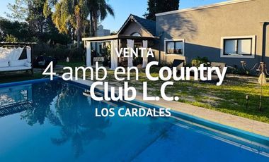 CASA 4 AMBIENTES EN VENTA, COUNTRY CLUB LOS CARDALES