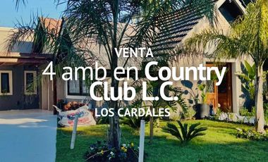 CASA 4 AMBIENTES EN VENTA, COUNTRY CLUB LOS CARDALES