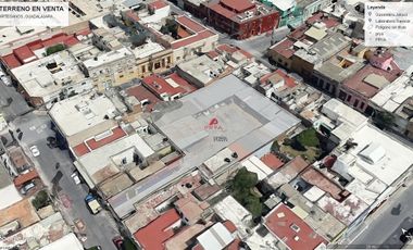 TERRENO EN VENTA EN ZONA CENTRO, GUADALAJARA.