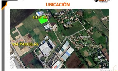 VENTA LOTE INDUSTRIAL 8.110 M2  CON LICENCIA DE URBANISMO. I.O. 55%