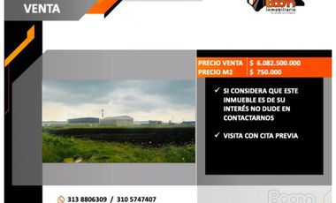 VENTA LOTE INDUSTRIAL 8.110 M2  CON LICENCIA DE URBANISMO. I.O. 55%