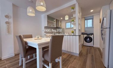 Av. Colón y Las Heras 3 ambientes al frente Amoblado