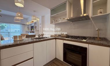 Av. Colón y Las Heras 3 ambientes al frente Amoblado