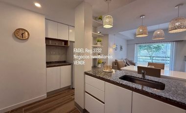 Av. Colón y Las Heras 3 ambientes al frente Amoblado