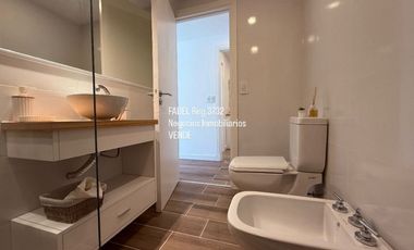 Av. Colón y Las Heras 3 ambientes al frente Amoblado