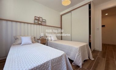 Av. Colón y Las Heras 3 ambientes al frente Amoblado