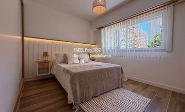 Av. Colón y Las Heras 3 ambientes al frente Amoblado