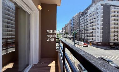 Av. Colón y Las Heras 3 ambientes al frente Amoblado