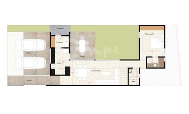 Casa de 2 pisos, 3 recamaras en privada en Conkal Yucatan  Entrega inmediata