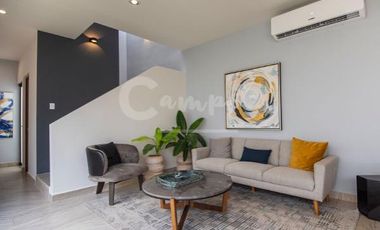 Casa de 2 pisos, 3 recamaras en privada en Conkal Yucatan  Entrega inmediata