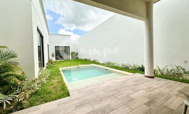 Casa de 1 piso, 3 recamaras en privada en Conkal Yucatan  Preventa julio 2026