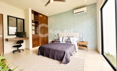 Casa de 1 piso, 3 recamaras en privada en Conkal Yucatan  Preventa julio 2026