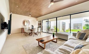 Casa de 1 piso, 3 recamaras en privada en Conkal Yucatan  Preventa julio 2026