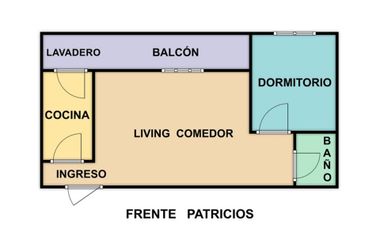 DEPARTAMENTO EN VENTA 2 AMB. TORRES PUEYRREDON