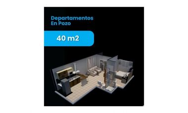 Venta Departamento 2 dos ambientes ciudadela financiación en pesos pozo