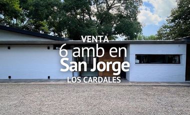 CASA 6 AMBIENTES CON PILETA EN VENTA, BARRIO SEMI CERRADO SAN JORGE, LOS CARDALES