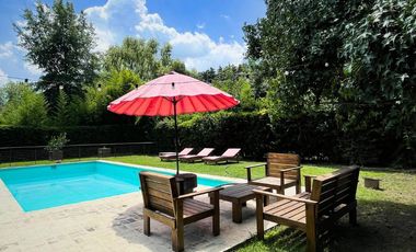 CASA 6 AMBIENTES CON PILETA EN VENTA, BARRIO SEMI CERRADO SAN JORGE, LOS CARDALES